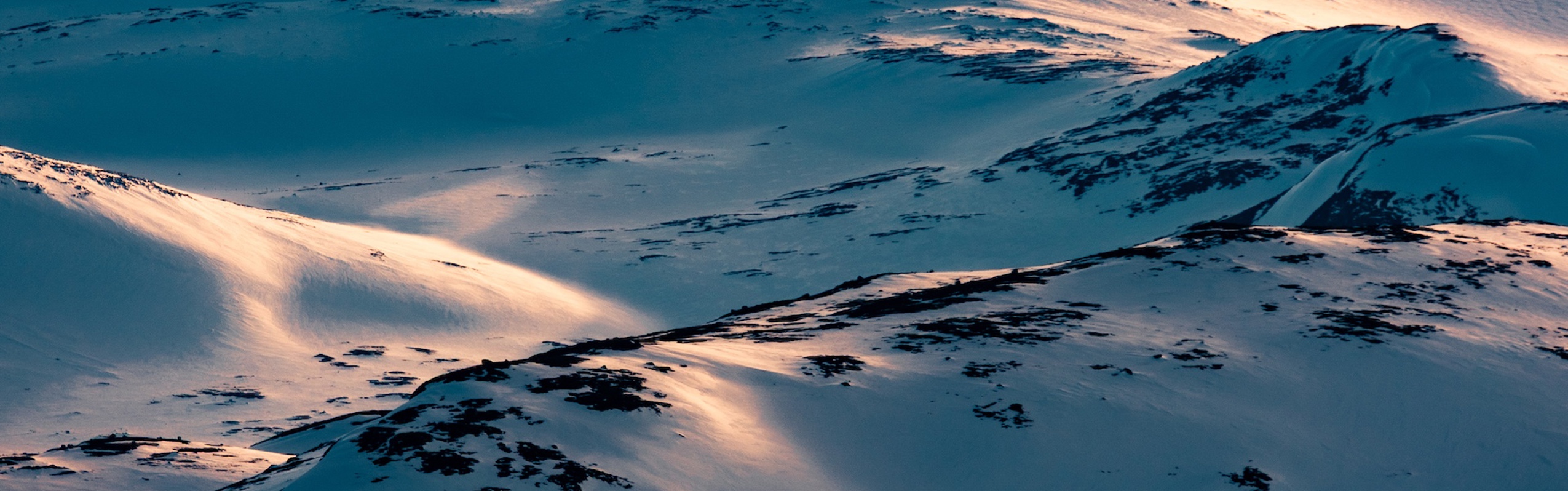 Winter mountain view in Tänndalen