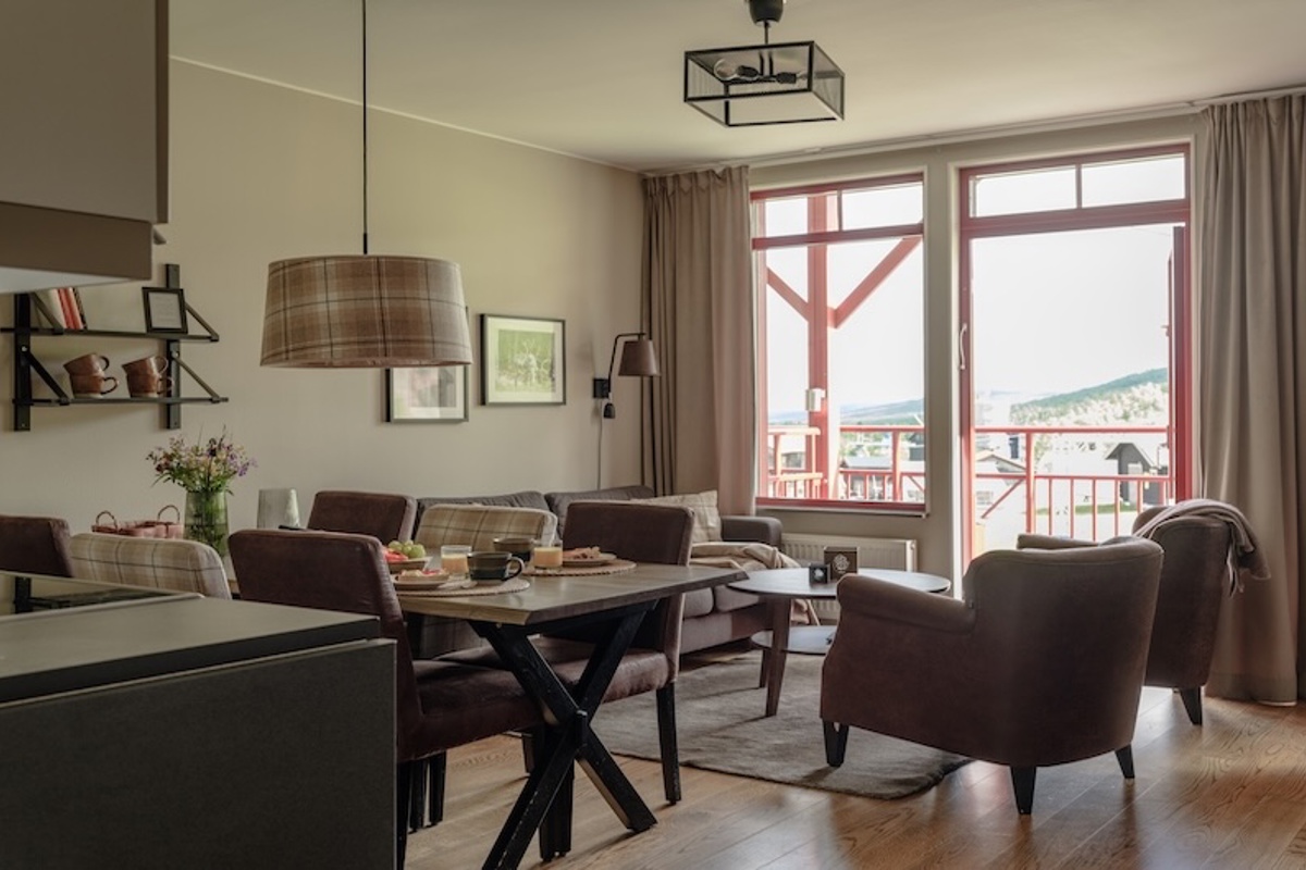 Ny Ski Lodge premium soffa & bord