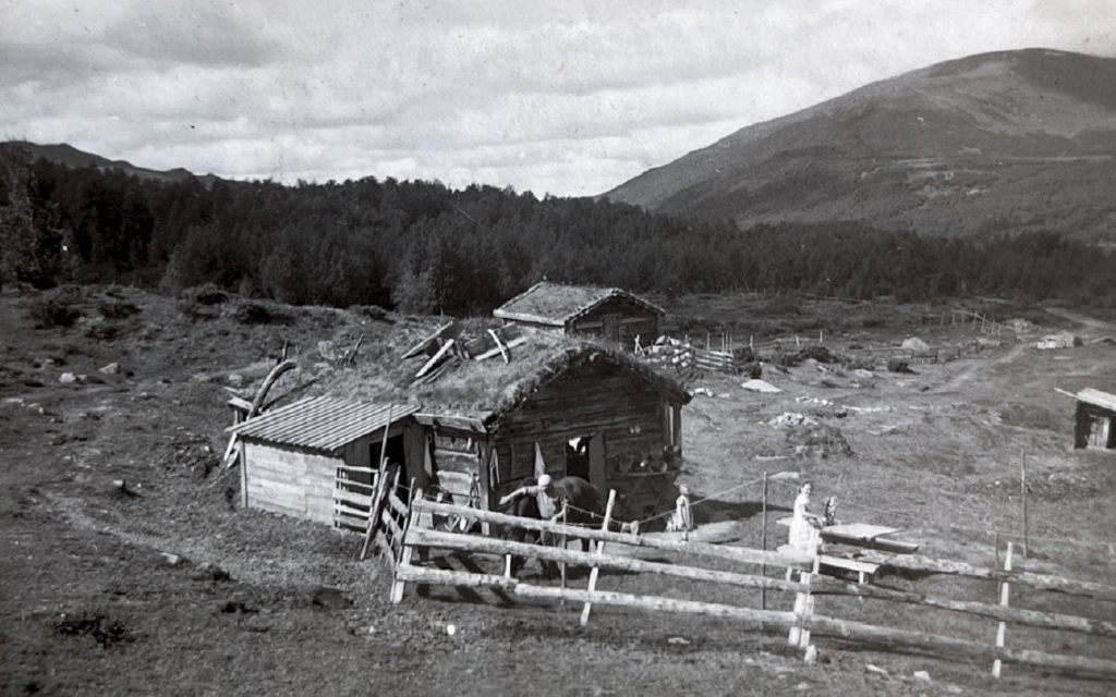 En gammal fäbodvall i Tänndalen.